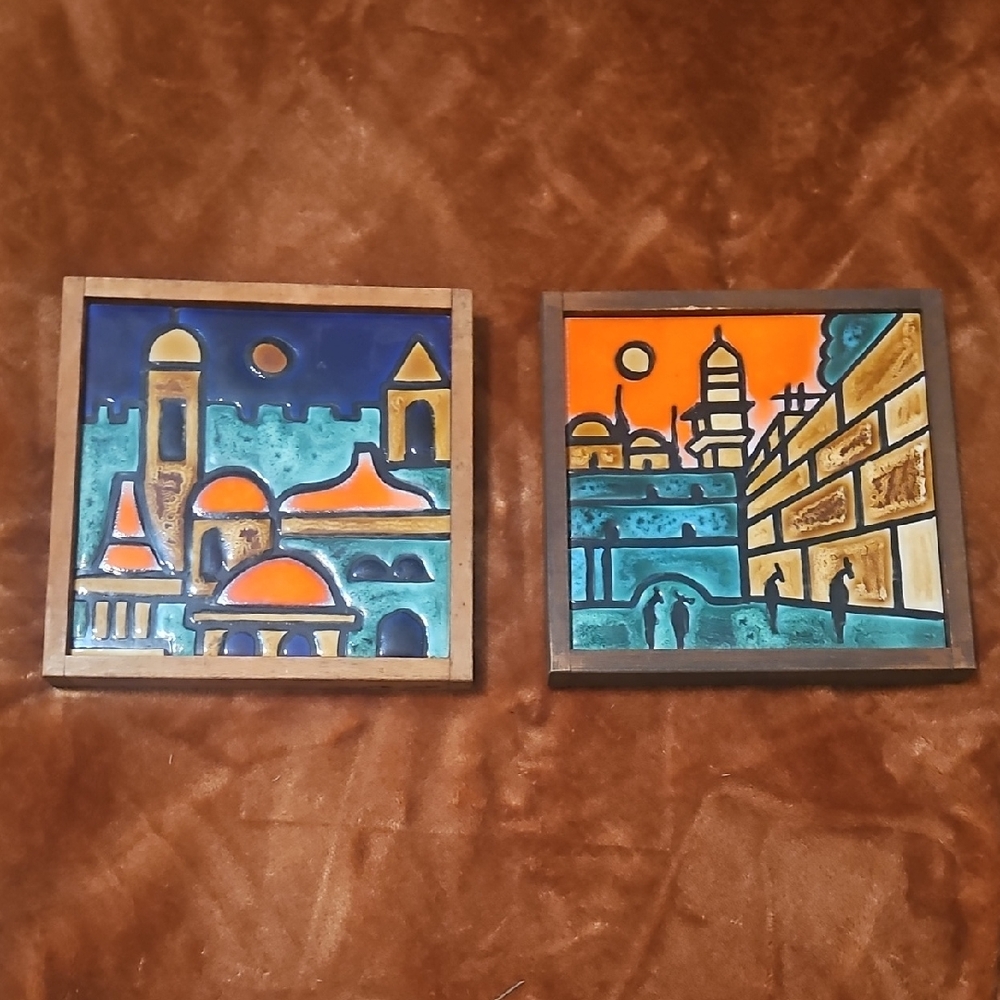 Colorful Ceramic Tile Art Set
